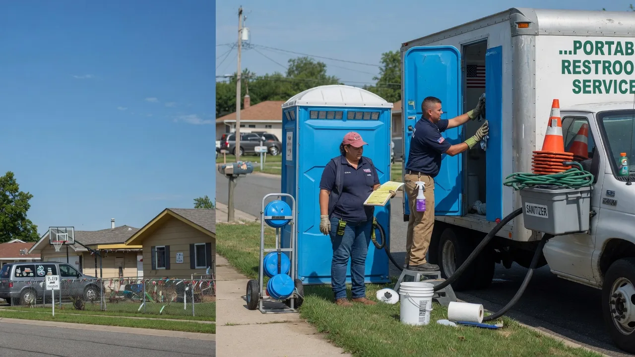 Portable Toilet Rental in Morris, IL near me